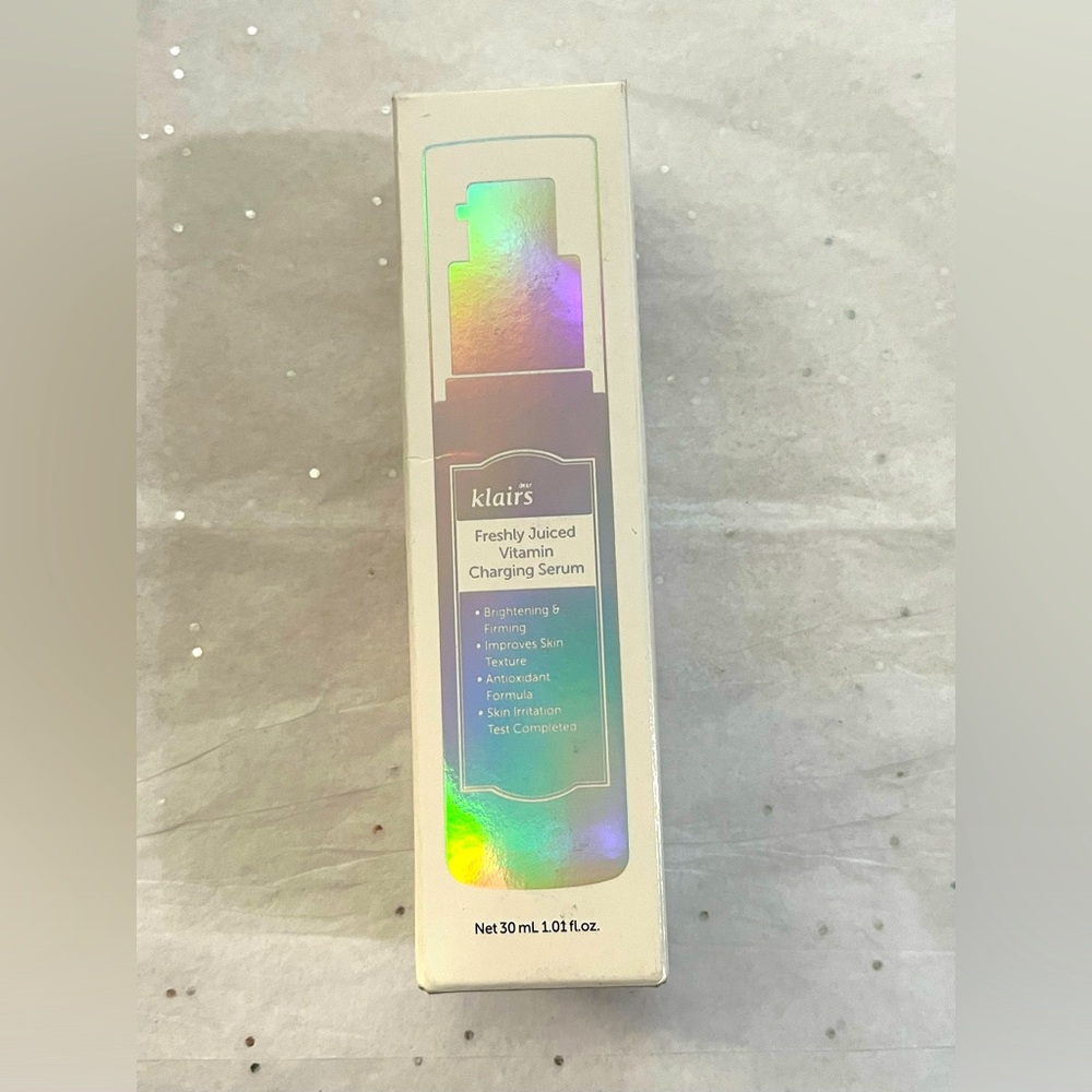Klairs K Beauty Freshly Juiced Vitamin Charging Serum NIB $35 Exp 4/30/2027
